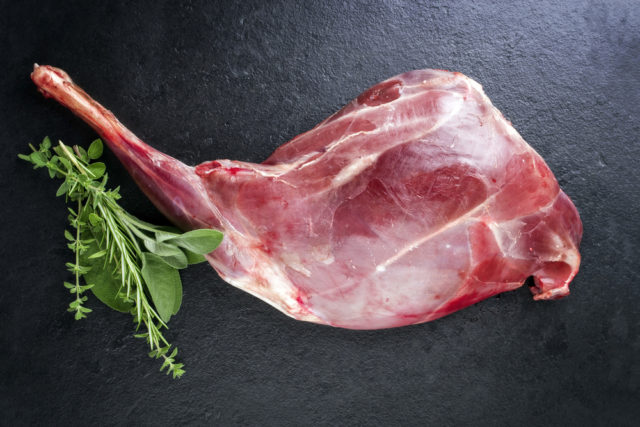 鹿肉の塊
