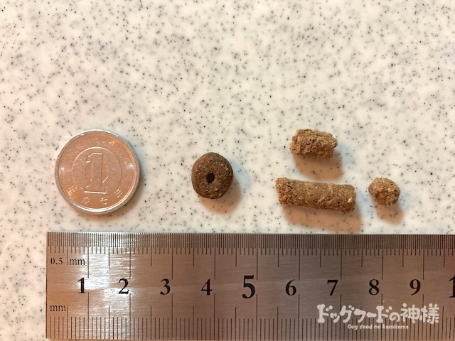 TASHIKA（タシカ）の粒の大きさ