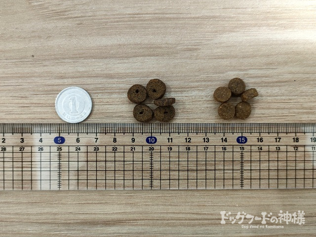 グランツの粒の大きさ